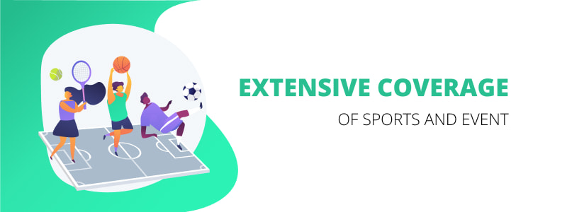 Sports Betting Platform Feature - Wide Coverage of Sports